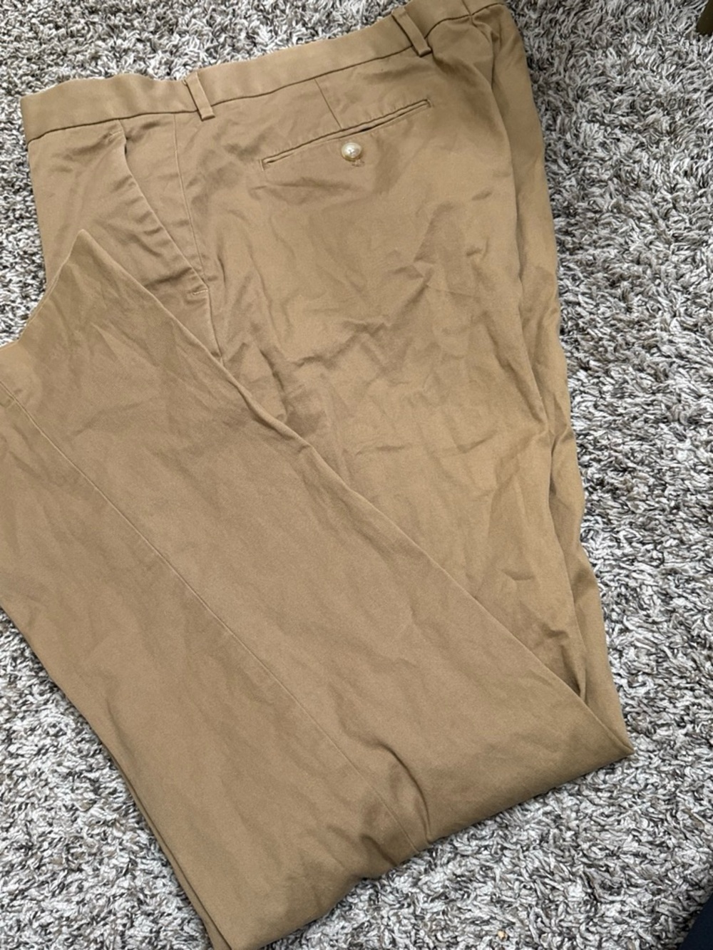 Express Men's Khaki Chinos in Tan